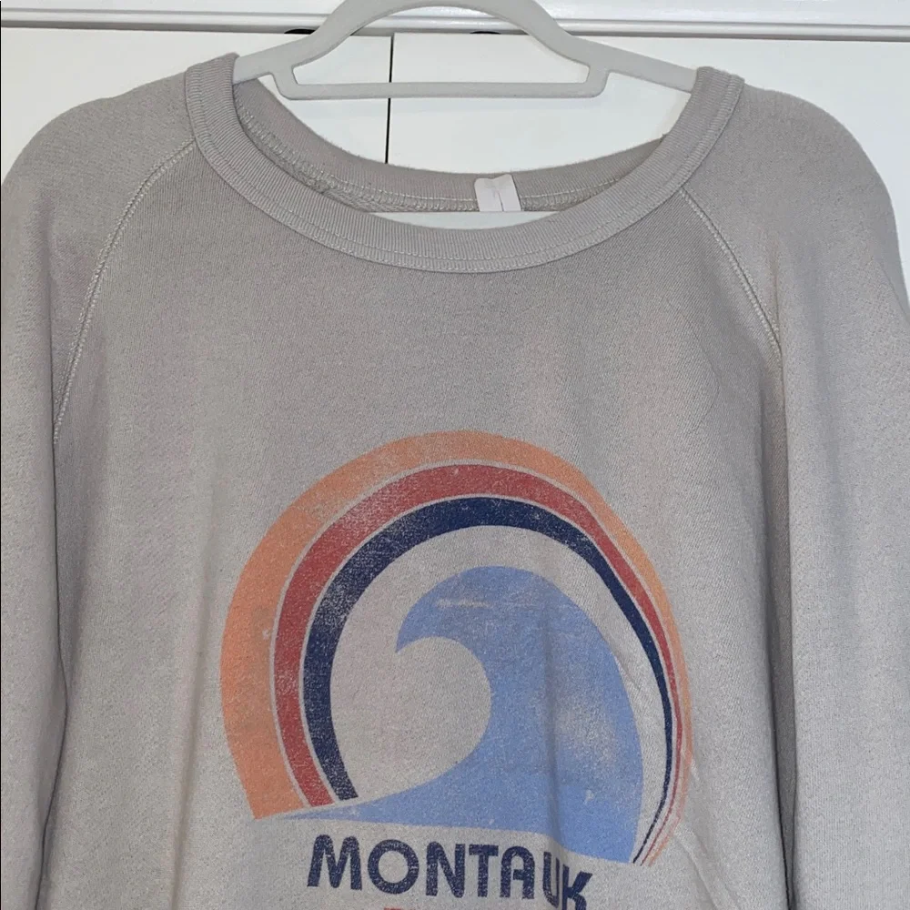 Alternative Apparel Montauk The End Gray Sweatshirt size L